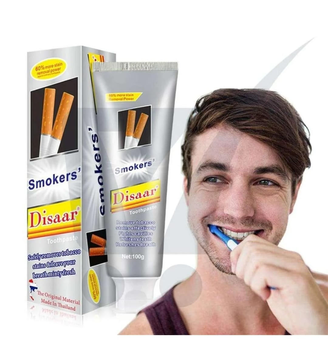 Disaar Smokers Toothpaste 100g – Remove Tobacco Stains | Fresh Breath | Made in Thailand