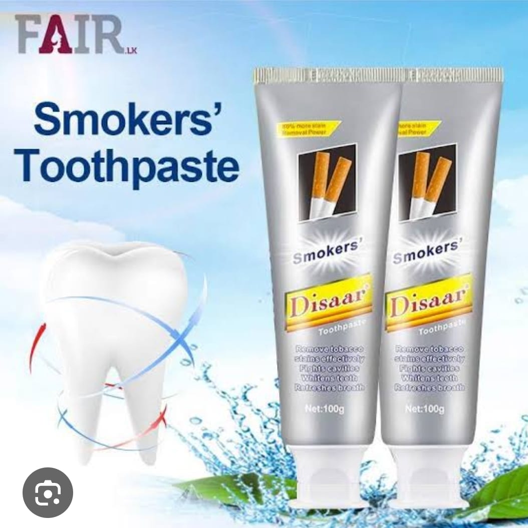 Disaar Smokers Toothpaste 100g – Remove Tobacco Stains | Fresh Breath | Made in Thailand