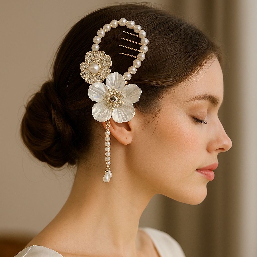 Stylish Black & Brown Hair Band for Girls | Premium Quality Women's Hair Accessories