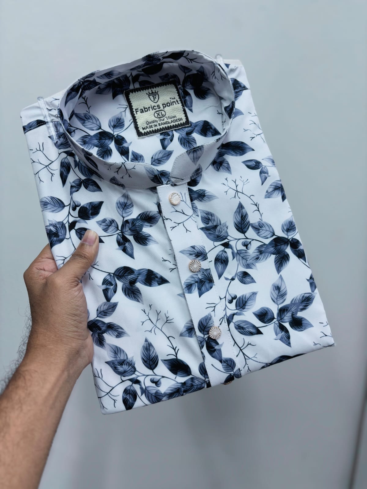 Men’s Digital Print Panjabi – Stylish China Stitch Cotton Kurta | M L XL Size Available | Festival Wear BD