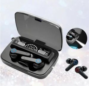TWS-M19 Wireless Earbuds – Touch Control, LED Display & Power Bank Case