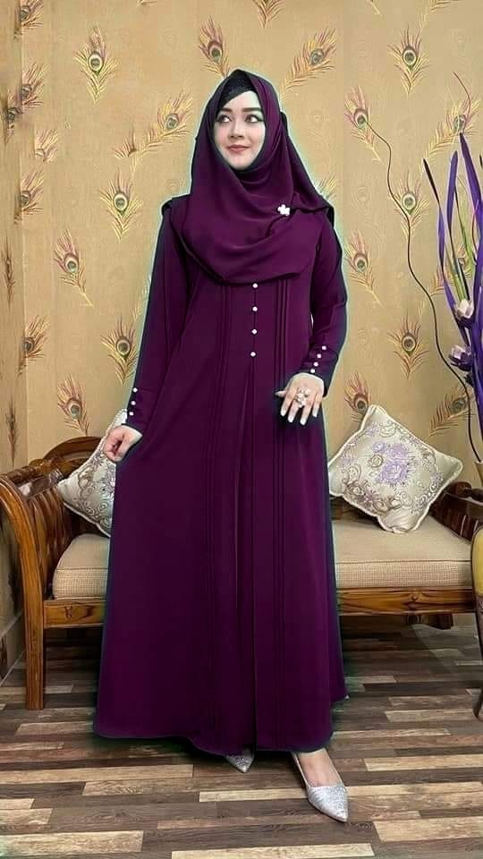 Original Dubai Cherry Borka for Women – Premium Fabric | Size 50/52/54/56 | Dubai Borka