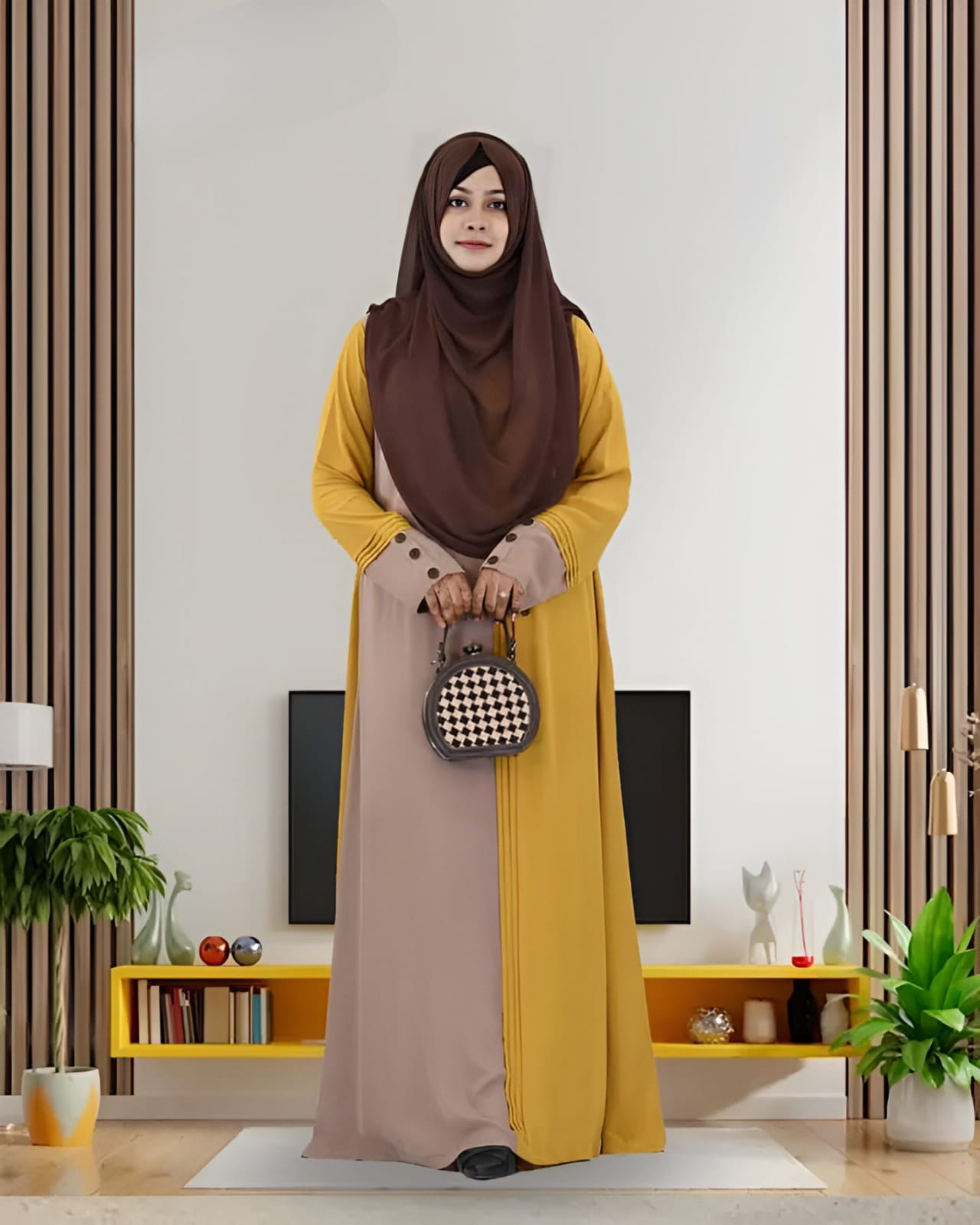 Original Dubai Cherry Borka for Women – Premium Fabric | Size 50/52/54/56 | Dubai Borka