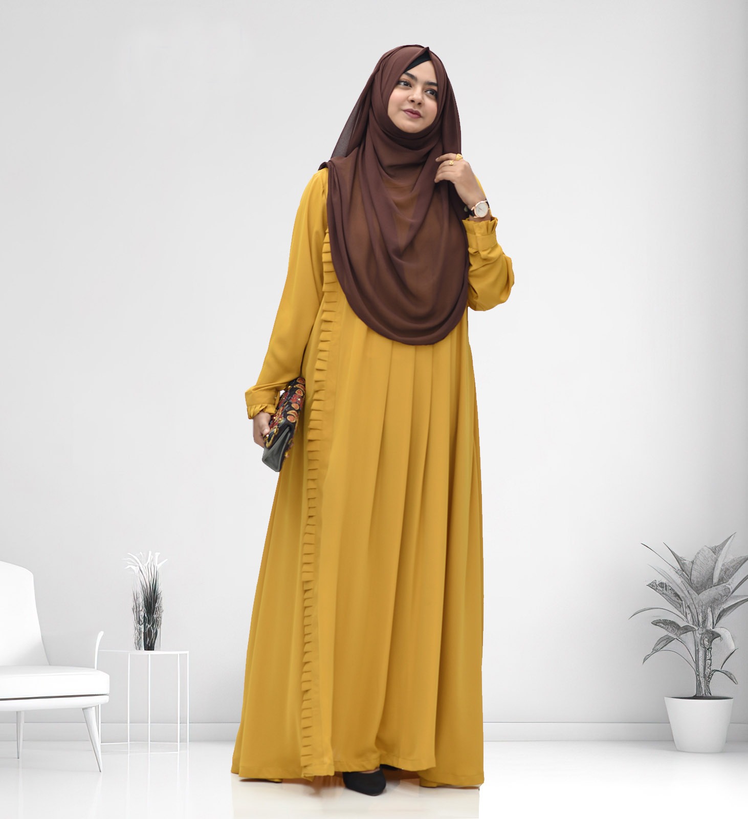 Dubai Cherry Borka online in Bangladesh | Premium fabric