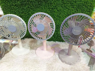 JYSUPER JY-2218 USB Rechargeable Mini Table Fan – Portable Cooling with Adjustable Speed