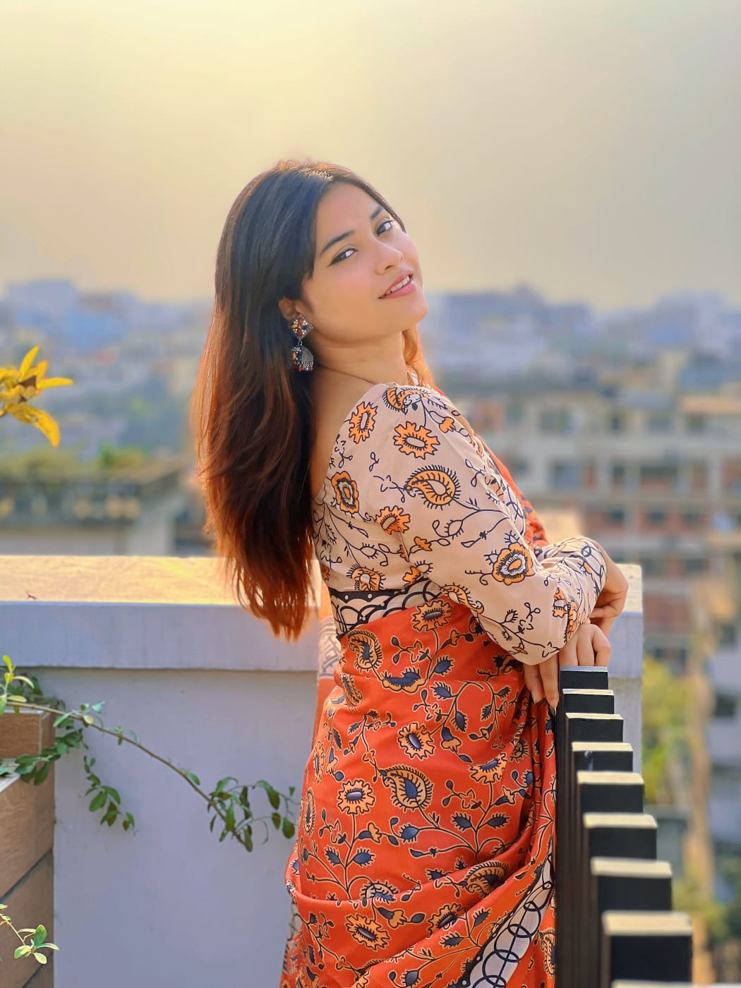 Viral Arpita Silk Digital Print Sharee – ১২.৫ হাত Premium শাড়ি ব্লাউজসহ | 100% Color Guarantee