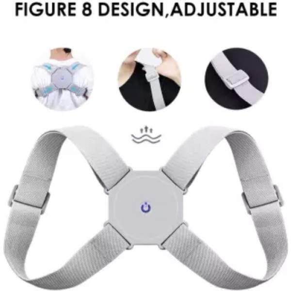 Smart Sensor Posture Corrector for Men, Women & Kids – Back Brace with Vibration Reminder | USB Rechargeable Adjustable Belt
