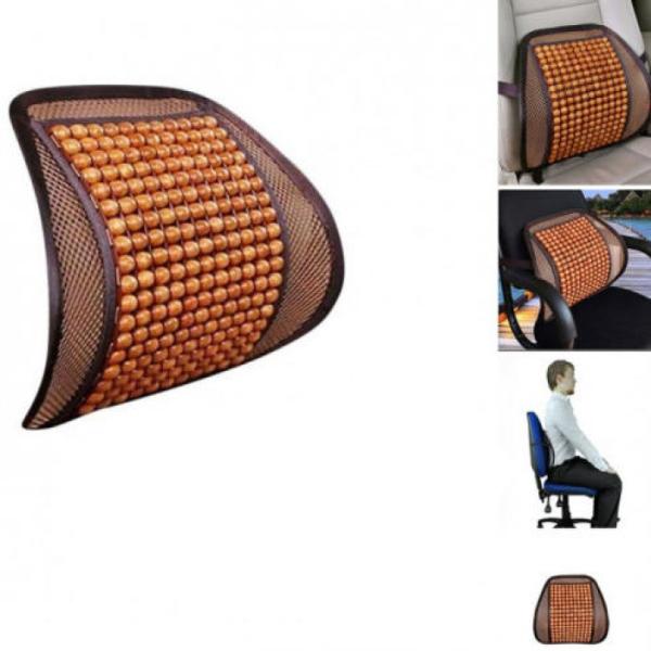 Seat Right Adjustable Back Support with Revolving Massage Balls – Spine & Lumbar Pain Relief Cushion for Office/Home