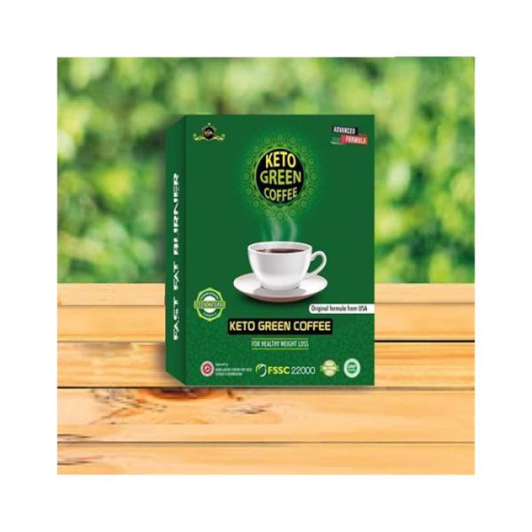 Original Keto Green Coffee – 100% Natural Fat Burner for Fast Weight Loss | Herbal Slimming Drink for Men & Women | USA Formula – 1 Pack