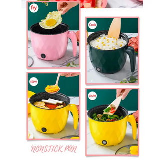 Double Layer Electric Cooker 1.5L Non-stick Pan Electric Cooking Machine Home 1-2 People Multifunction Hot Pot