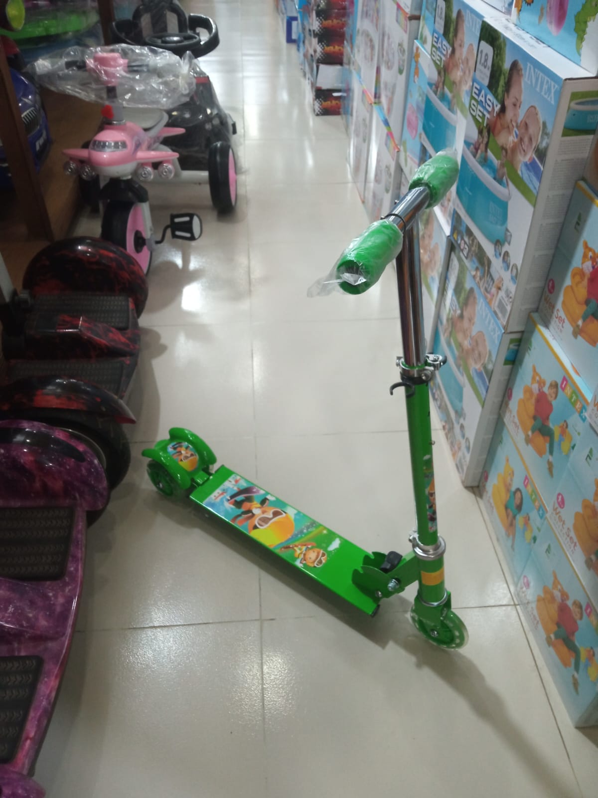 Baby Scooter for Kids | ছোটদের স্কুটার ৩০ কেজি লোড | Adjustable Handle & Light Up Wheels | 2-8 Years