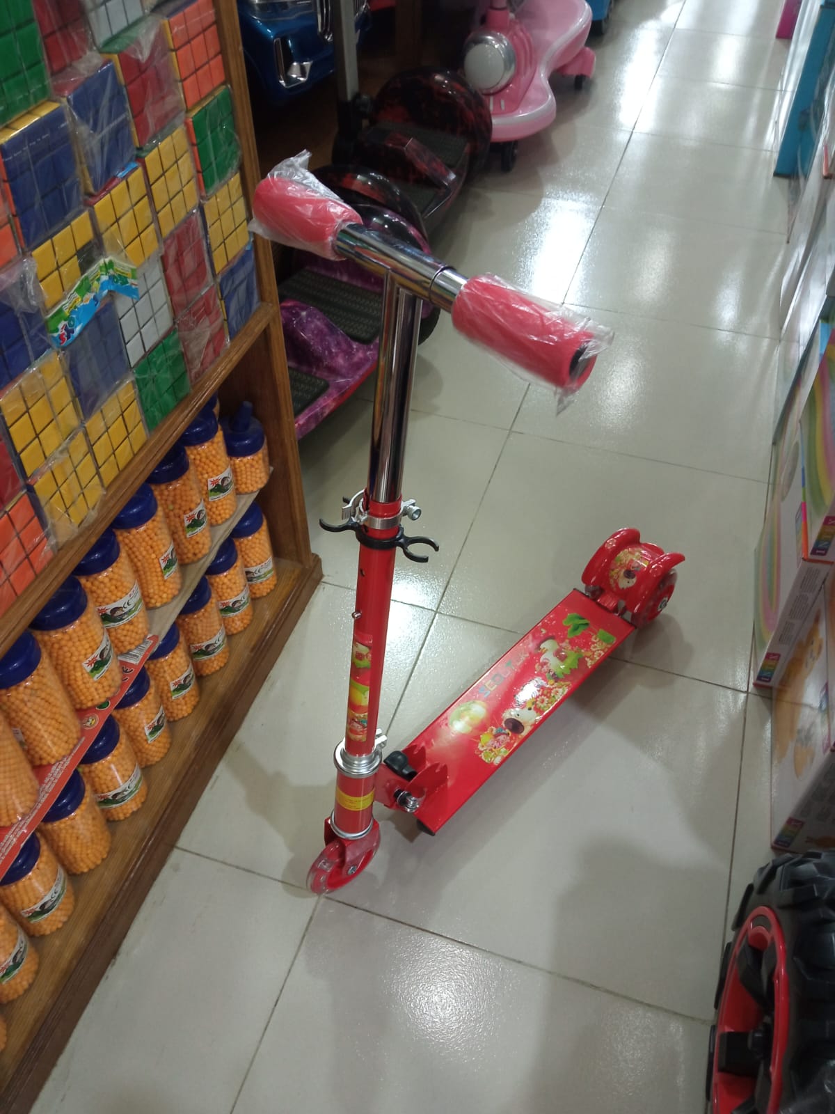Baby Scooter for Kids | ছোটদের স্কুটার ৩০ কেজি লোড | Adjustable Handle & Light Up Wheels | 2-8 Years